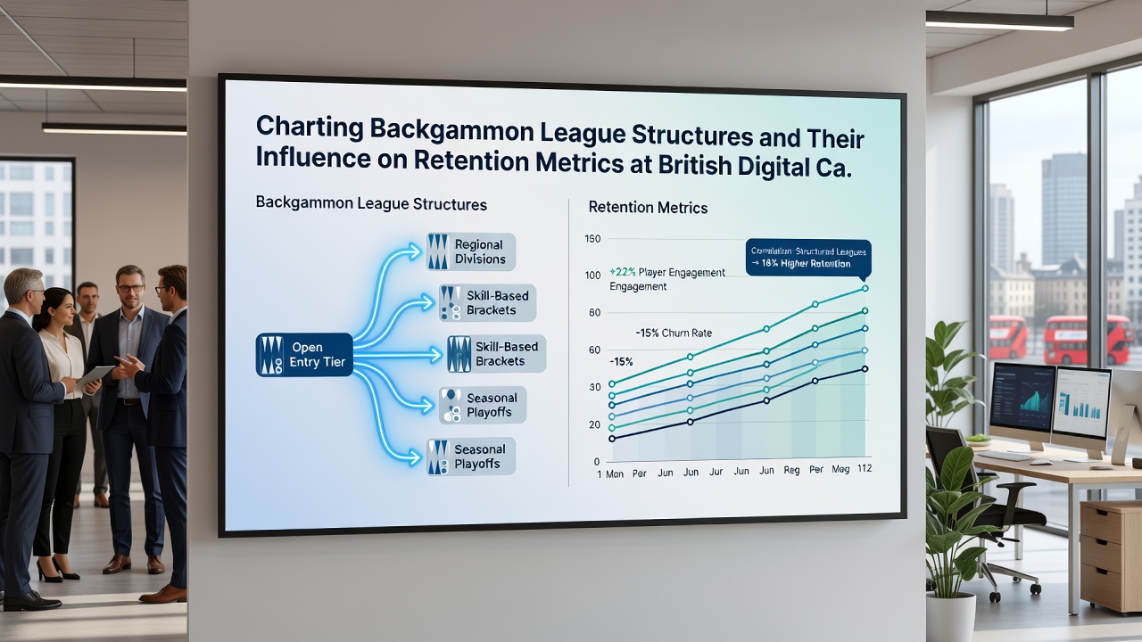 Detailed view of retention graphs showing league participation spikes over multiple weeks at an online gaming site