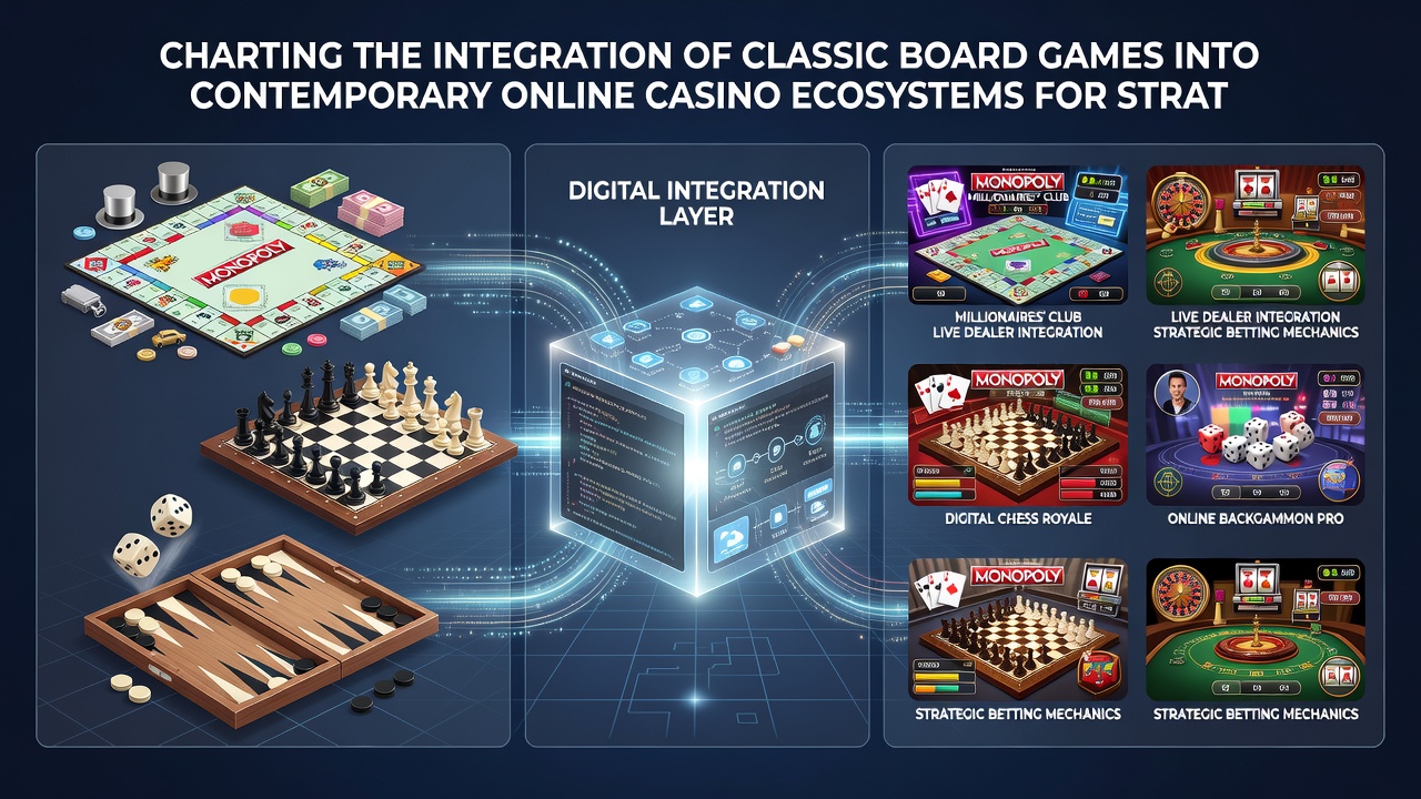 Strategy enthusiasts reviewing game analytics on an online platform featuring board game integrations