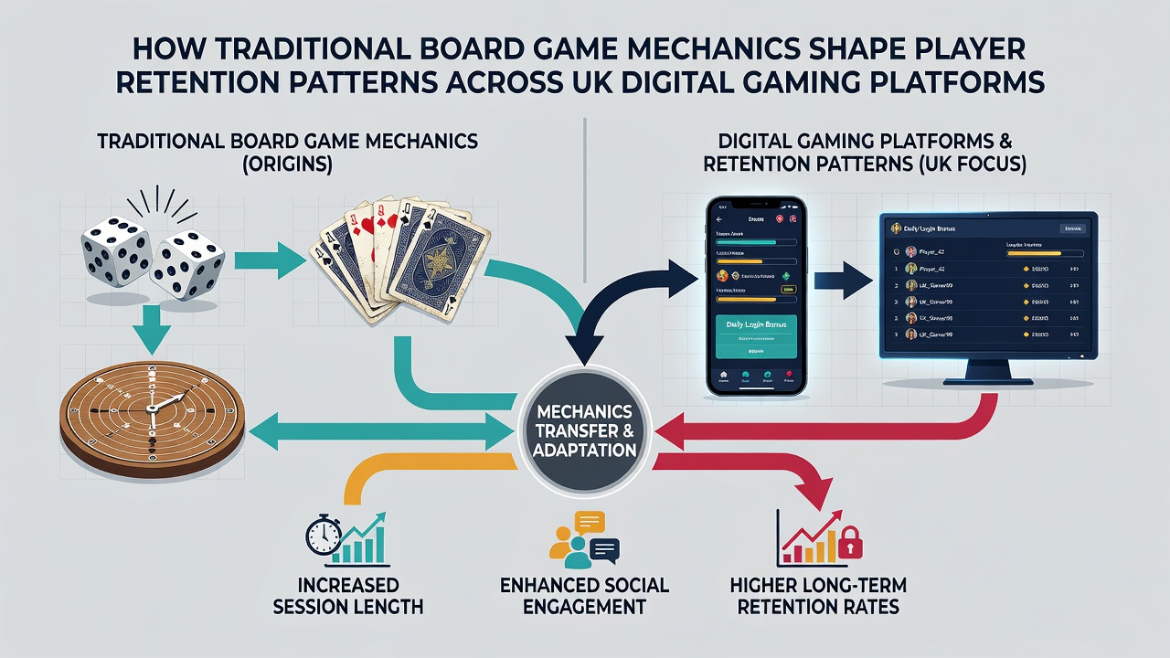 Digital representation of board game strategy elements influencing player engagement on UK platforms
